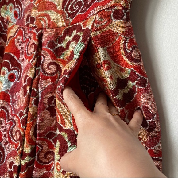 Elegant Multicolor Patterned Skirt fits women’s XS - Picture 9 of 14